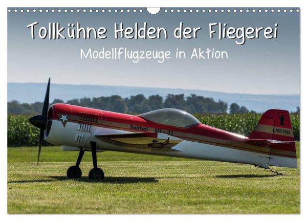 Produktbild: Tollk&uuml;hne Helden der Fliegerei - Modellflugzeuge in Aktion (Wandkalender 2026 DIN A3 quer), CALVENDO Monatskalender