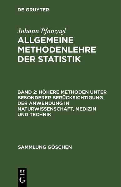 Produktbild: H&ouml;here Methoden unter besonderer Ber&uuml;cksichtigung der Anwendung in Naturwissenschaft, Medizin und Technik