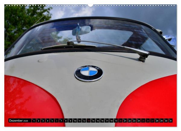 Produktbild: BMW Isetta - Die Knutschkugel (hochwertiger Premium Wandkalender 2026 DIN A2 quer), Kunstdruck in Hochglanz