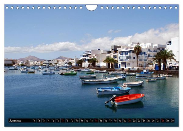 Produktbild: Lanzarote - Canary Islands (Wall Calendar 2026 DIN A4 landscape), CALVENDO 12 Month Wall Calendar
