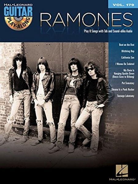 Produktbild: Ramones - Guitar Play-Along Vol. 179 Book/Online Audio
