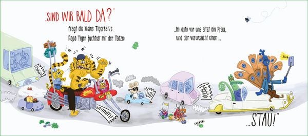 Produktbild: Sind wir bald da? Kroko, Fuchs und Pfau &ndash; alle stehen im Stau