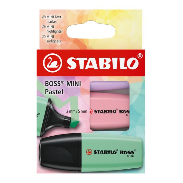 STABILO Textmarker BOSS MINI Pastel