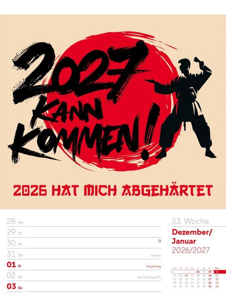 Produktbild: Klartext Spr&uuml;chekalender Wochenplaner 2027