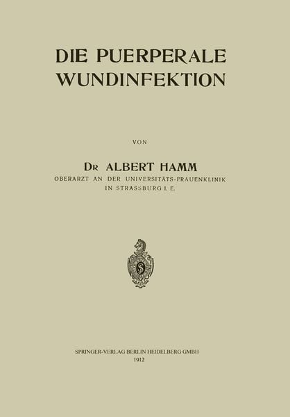 Produktbild: Die Puerperale Wundinfektion