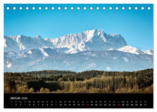 Produktbild: Unser Bayern (Tischkalender 2026 DIN A5 quer), CALVENDO Monatskalender