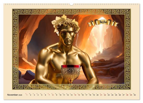 Produktbild: R&ouml;mische G&ouml;tter (Wandkalender 2026 DIN A2 quer), CALVENDO Monatskalender