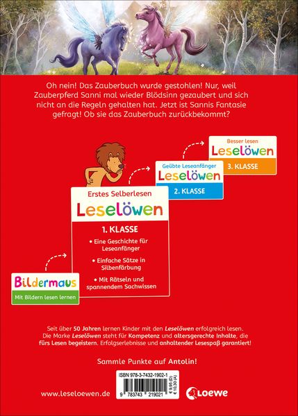 Produktbild: Lesel&ouml;wen 1. Klasse - Die Magie der Zauberpferde