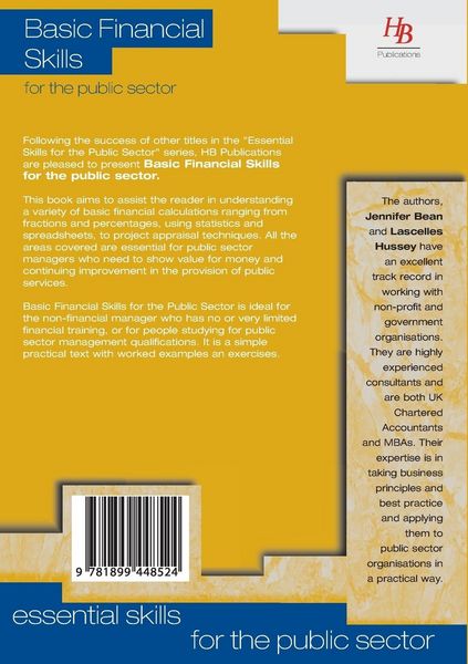 Produktbild: Basic Financial Skills for the Public Sector