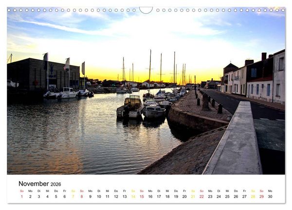 Produktbild: Vend&eacute;e Aus dem Meer steigender Himmel Frankreichs (Wandkalender 2026 DIN A3 quer), CALVENDO Monatskalender