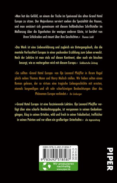 Produktbild: Grand Hotel Europa