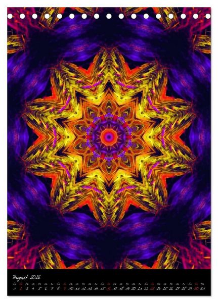 Produktbild: Mandala - Esoterik & Meditation (Tischkalender 2026 DIN A5 hoch), CALVENDO Monatskalender