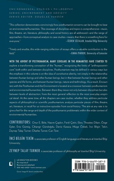Produktbild: Encounters with the Posthuman and the Environment