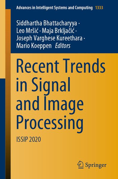 Produktbild: Recent Trends in Signal and Image Processing
