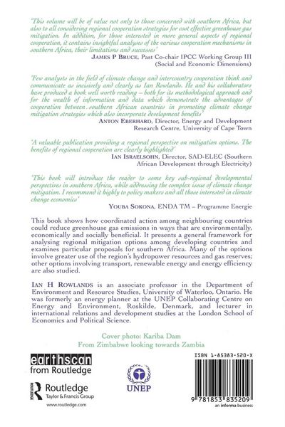 Produktbild: Climate Change Cooperation in Southern Africa