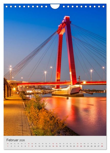 Produktbild: ROTTERDAM Impressionen bei Tag und Nacht (Wandkalender 2026 DIN A4 hoch), CALVENDO Monatskalender