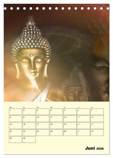 Produktbild: Buddhismus (Tischkalender 2026 DIN A5 hoch), CALVENDO Monatskalender