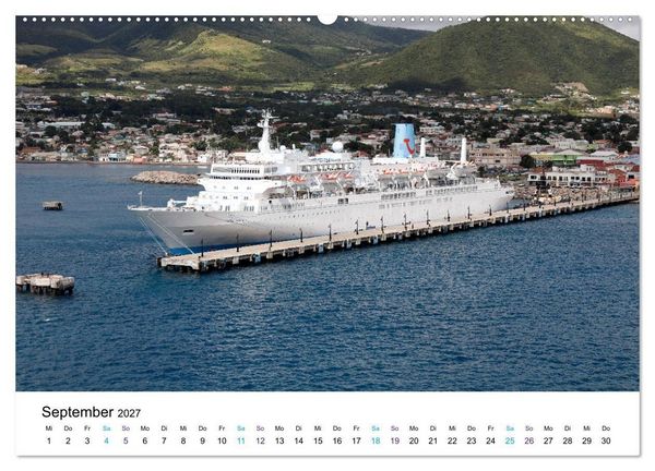 Produktbild: Riesen der Meere - Kreuzfahrtschiffe (hochwertiger Premium Wandkalender 2027 DIN A2 quer), Kunstdruck in Hochglanz