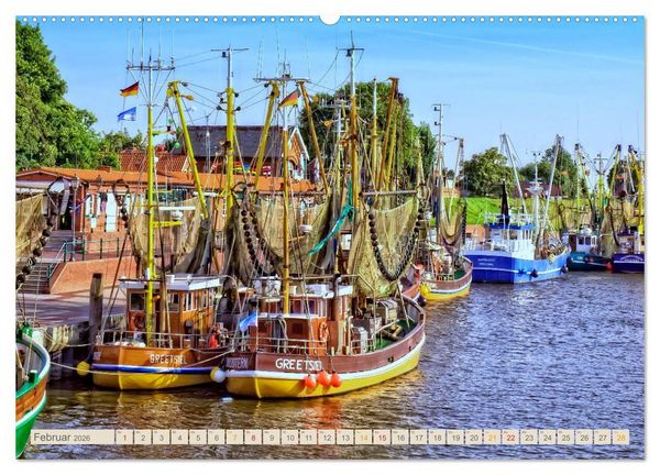 Produktbild: Reise an die Nordsee - Greetsiel (hochwertiger Premium Wandkalender 2026 DIN A2 quer), Kunstdruck in Hochglanz