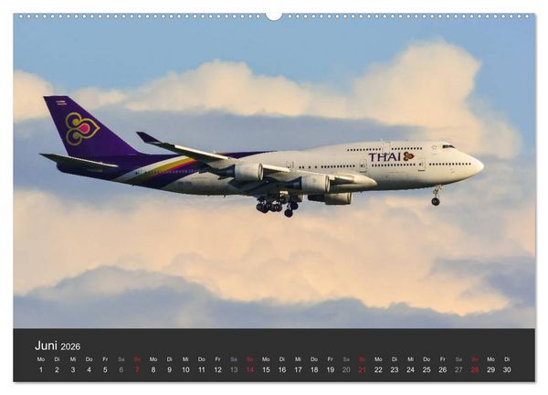 Produktbild: Verkehrsflugzeuge (Wandkalender 2026 DIN A2 quer), CALVENDO Monatskalender