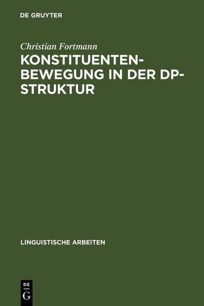 Produktbild: Konstituentenbewegung in der DP-Struktur
