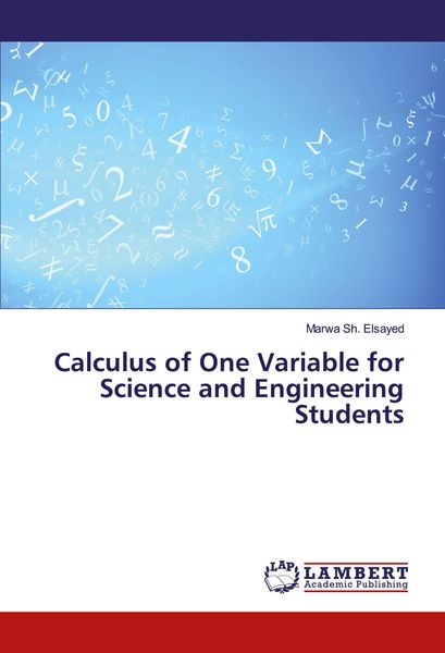 Produktbild: Calculus of One Variable for Science and Engineering Students