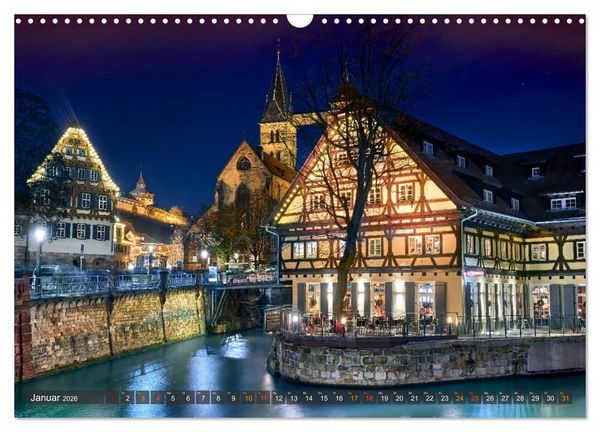 Produktbild: Esslingen am Neckar. Ein- und Ausblicke von Andreas Voigt (Wandkalender 2026 DIN A3 quer), CALVENDO Monatskalender