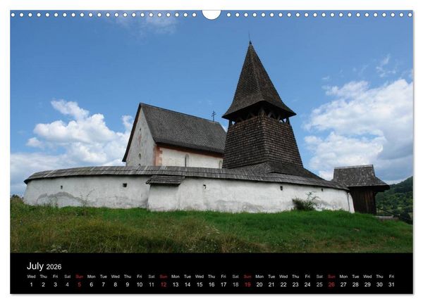 Produktbild: Monuments of Slovakia 2026 (Wall Calendar 2026 DIN A3 landscape), CALVENDO 12 Month Wall Calendar
