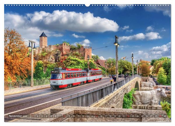 Produktbild: Halle an der Saale - Stadtansichten (Wandkalender 2026 DIN A2 quer), CALVENDO Monatskalender