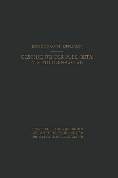Produktbild: Geschichte der R&uuml;be (Beta) als Kulturpflanze
