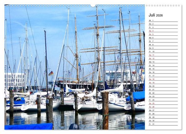 Produktbild: Travem&uuml;nder Durchblicke (Wandkalender 2026 DIN A2 quer), CALVENDO Monatskalender