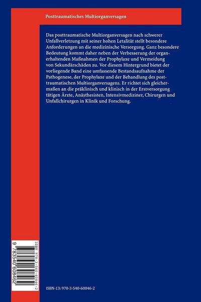 Produktbild: Posttraumatisches Multiorganversagen
