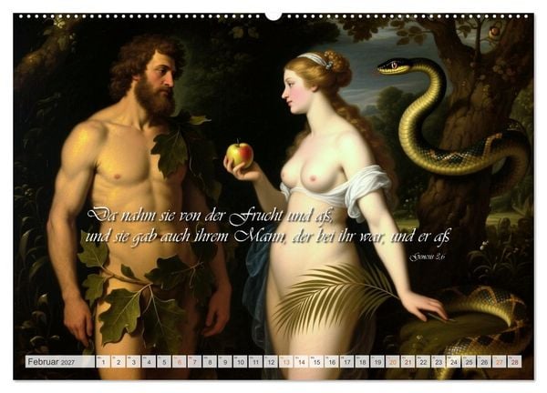 Produktbild: Die Kraft der Bibel (Wandkalender 2027 DIN A2 quer), CALVENDO Monatskalender