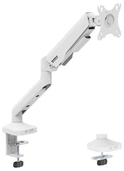 Produktbild: SpeaKa Professional Monitor-Tischhalterung SP-MM-1030 1 Display(s) 43,2 cm (17") - 101,6 cm (40") Wei&szlig; H&ouml;henverstellbar, Neigbar, Schwenkbar