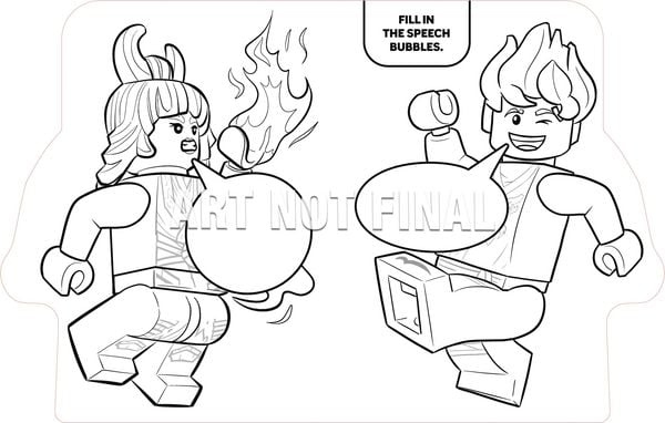 Produktbild: LEGO&reg; NINJAGO&reg; - Mein gro&szlig;es Minifigur-Malbuch