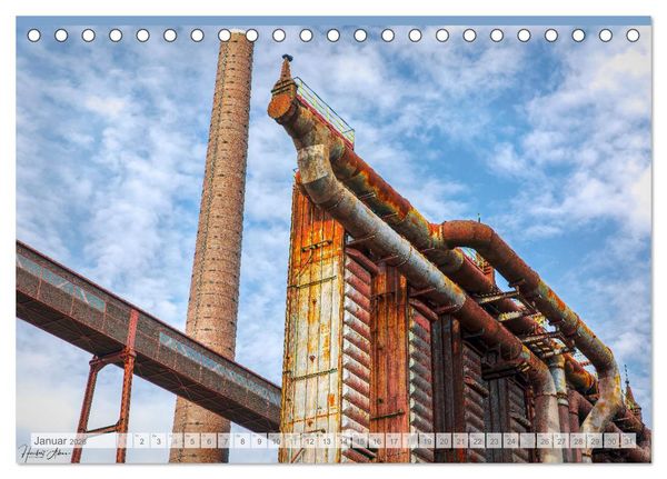 Produktbild: Ruhrpott Akzente (Tischkalender 2026 DIN A5 quer), CALVENDO Monatskalender