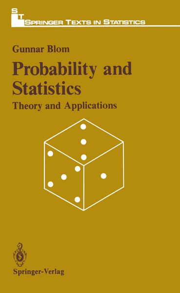 Produktbild: Probability and Statistics