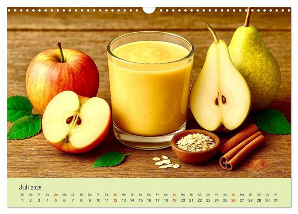 Produktbild: Gesunde Smoothies (Wandkalender 2026 DIN A3 quer), CALVENDO Monatskalender