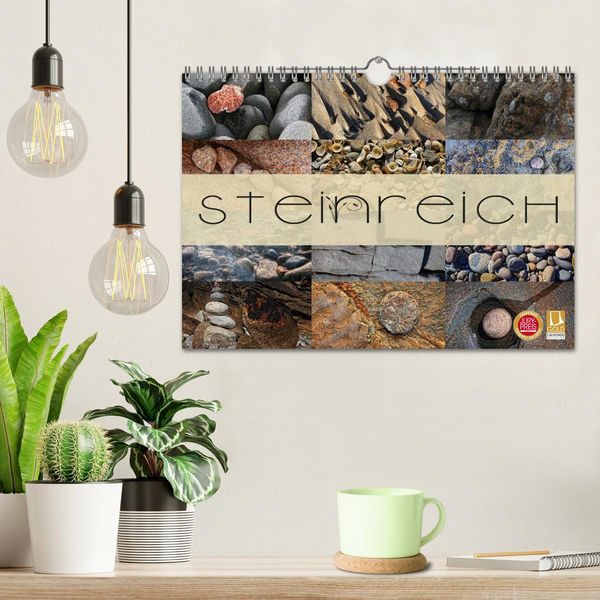 Produktbild: Steinreich (Wandkalender 2026 DIN A4 quer), CALVENDO Monatskalender