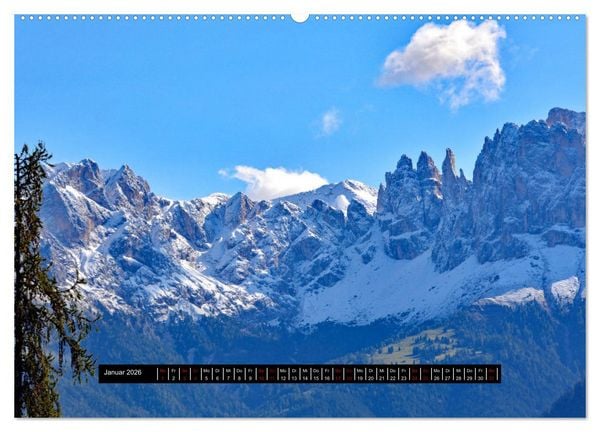 Produktbild: Dolomiten - Latemar und Rosengarten (hochwertiger Premium Wandkalender 2026 DIN A2 quer), Kunstdruck in Hochglanz