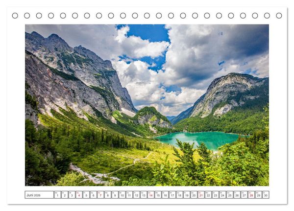 Produktbild: Herzliche Gr&uuml;&szlig;e aus Gosau (Tischkalender 2026 DIN A5 quer), CALVENDO Monatskalender
