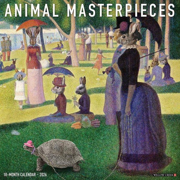 Produktbild: Animal Masterpieces 2026 Wall Calendar