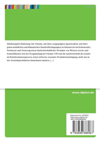 Produktbild: Eine vergleichende Analyse der Produktionskosten ukrainischer Getreideproduzenten