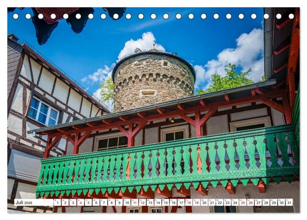 Produktbild: Herrstein - Perle des Hunsr&uuml;cks (Tischkalender 2026 DIN A5 quer), CALVENDO Monatskalender