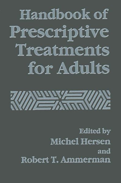 Produktbild: Handbook of Prescriptive Treatments for Adults