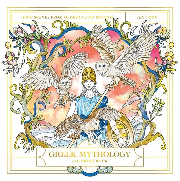 Produktbild: The Greek Mythology Coloring Book