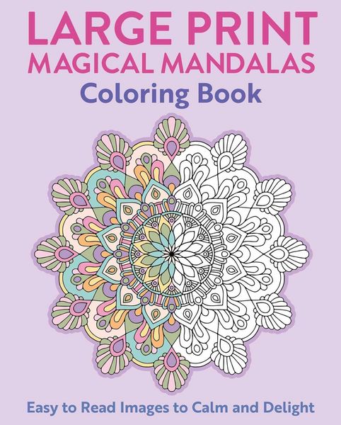 Produktbild: Large Print Magical Mandalas Coloring Book