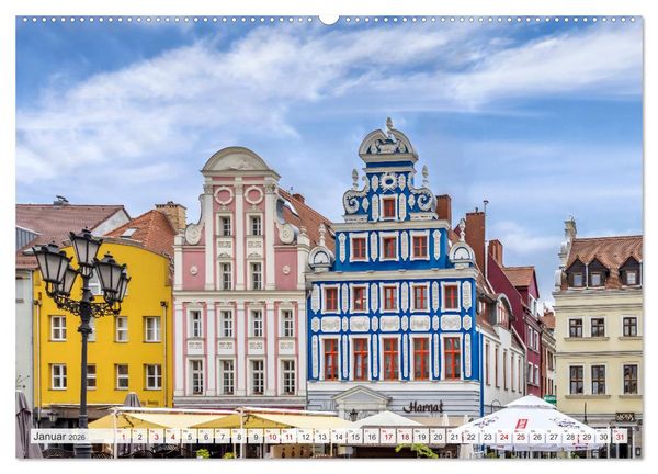 Produktbild: STETTIN Impressionen aus dem Stadtherzen (Wandkalender 2026 DIN A2 quer), CALVENDO Monatskalender