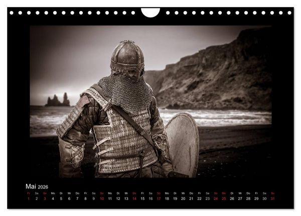 Produktbild: Wikinger und Krieger (Wandkalender 2026 DIN A4 quer), CALVENDO Monatskalender