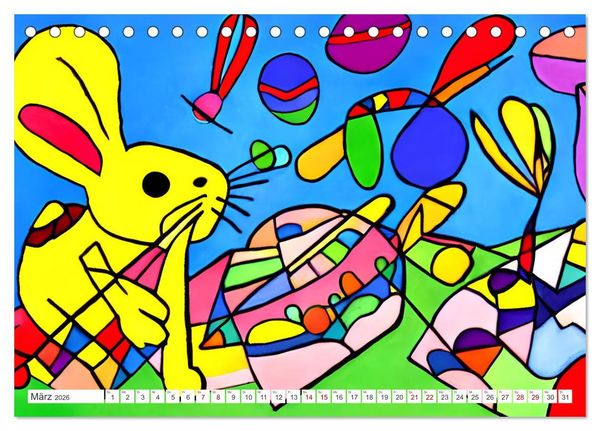 Produktbild: Expressionismus - Farbenspiel der Kunst (Tischkalender 2026 DIN A5 quer), CALVENDO Monatskalender